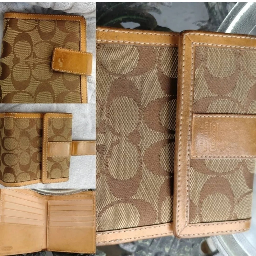 AUTHENTIC RARE VINTAGE COACH TRI FOLD SIGNATURE C WALLET - Picture 1 of 1